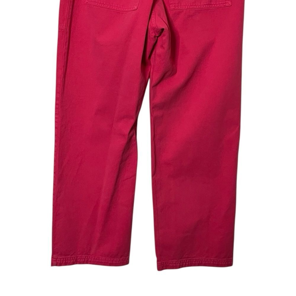 Big Bud Press Work Pants Womens Large Hot Pink Cotton High Rise Straight Leg - Picture 7 of 13